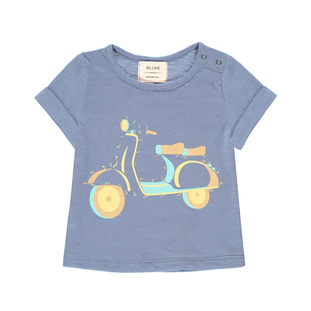 Tee shirt 7 ans pour enfant imprimé tropical