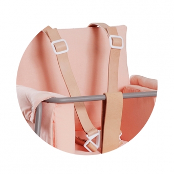 Harnais - Blanc/Cuir Naturel BudtzBendix