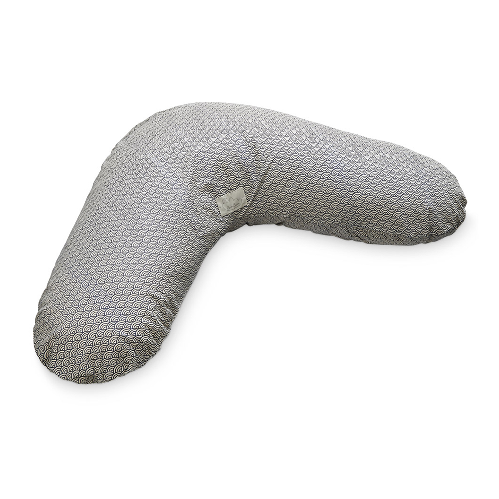 Coussin d'allaitement Vagues - Bleu marine - Cam Cam