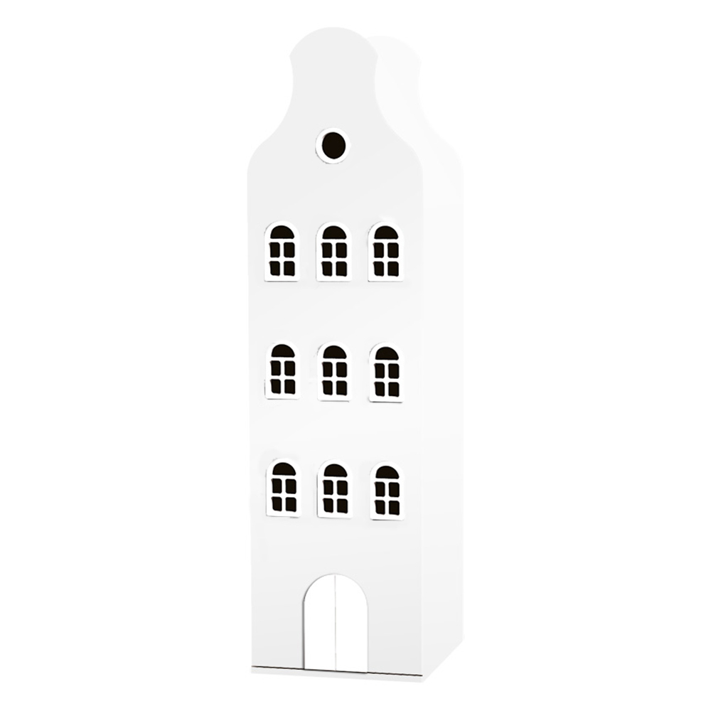 Armoire maison Amsterdam cloche - Blanc - Kast Van Een Huis