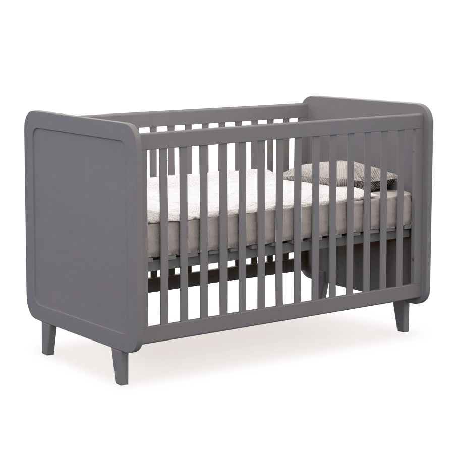 lit bebe evolutif gris