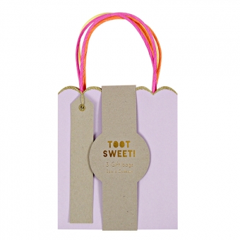 3 sacs Pastel Fluo - Small Meri Meri