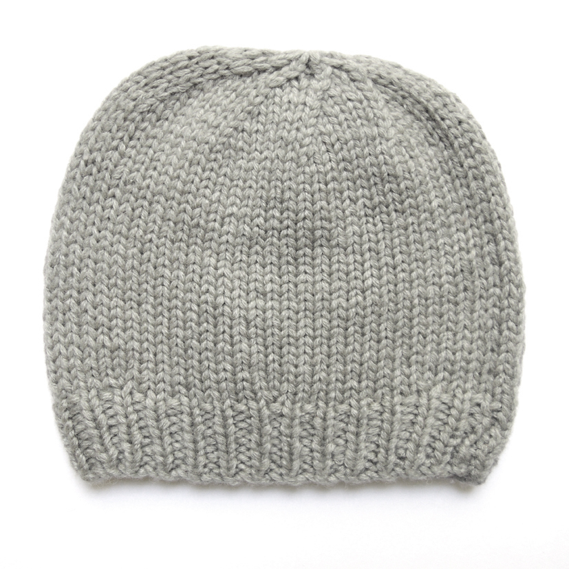 Kit de naissance tricoté - Gris Moon et Miel