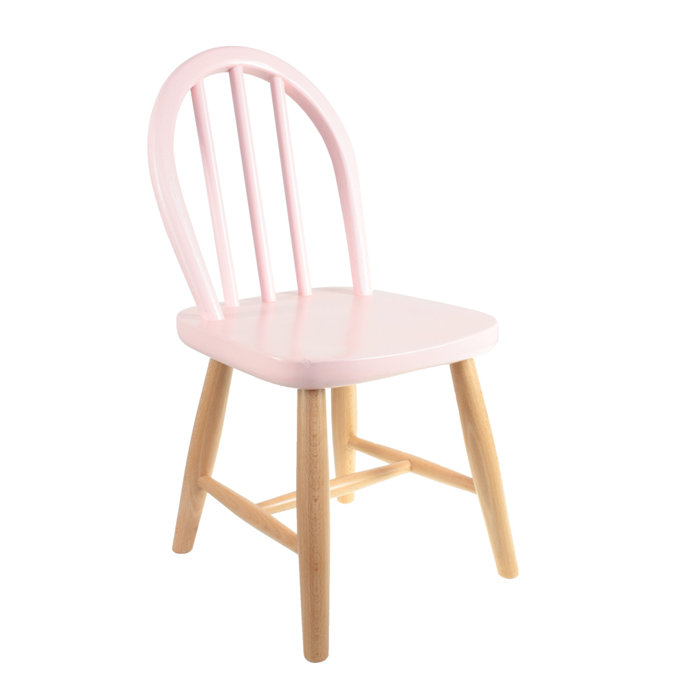 Chaise enfant Filou  Rose poudré Rose in April pour chambre enfant
