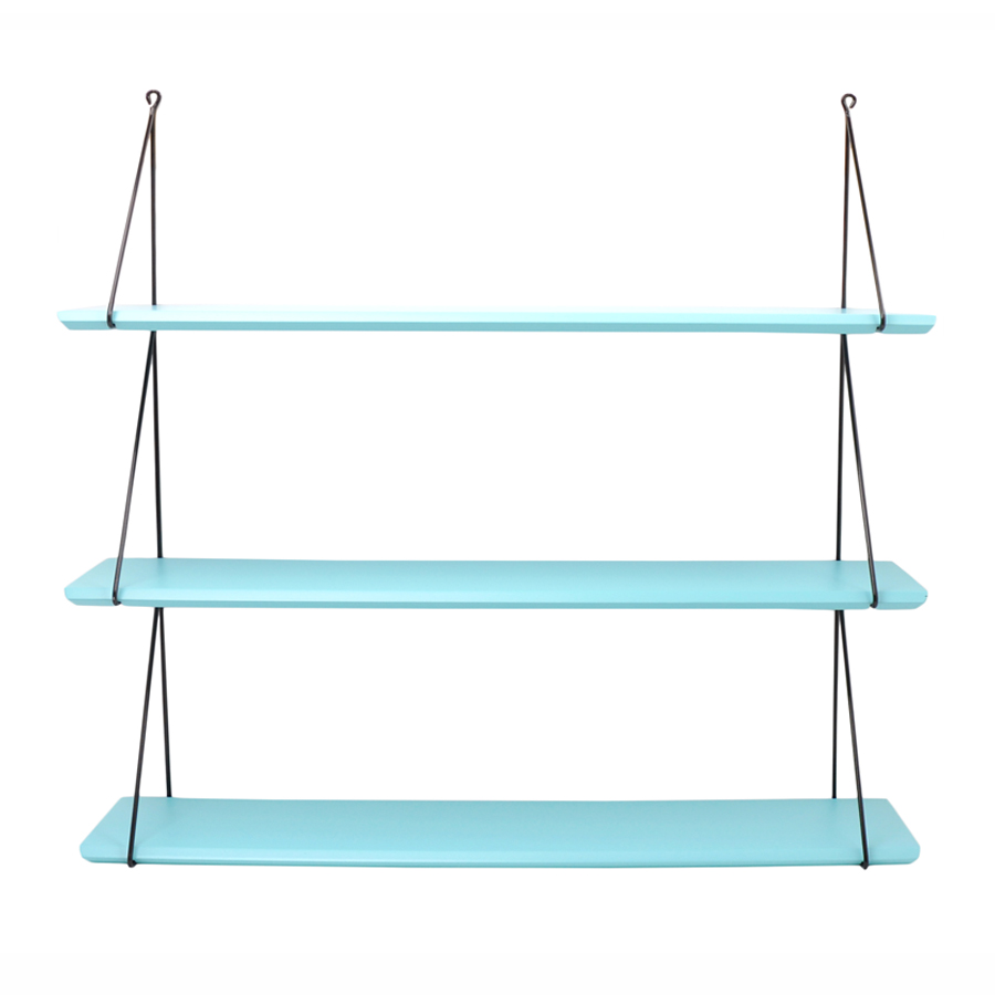 Etagère Babou triple - Bleu aqua - Rose in April