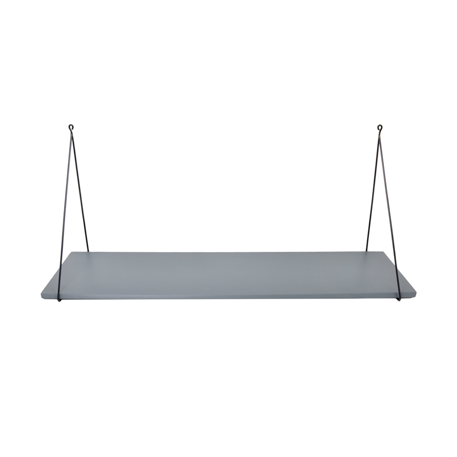 Etagère simple Babou - Gris Ciment - Rose in April