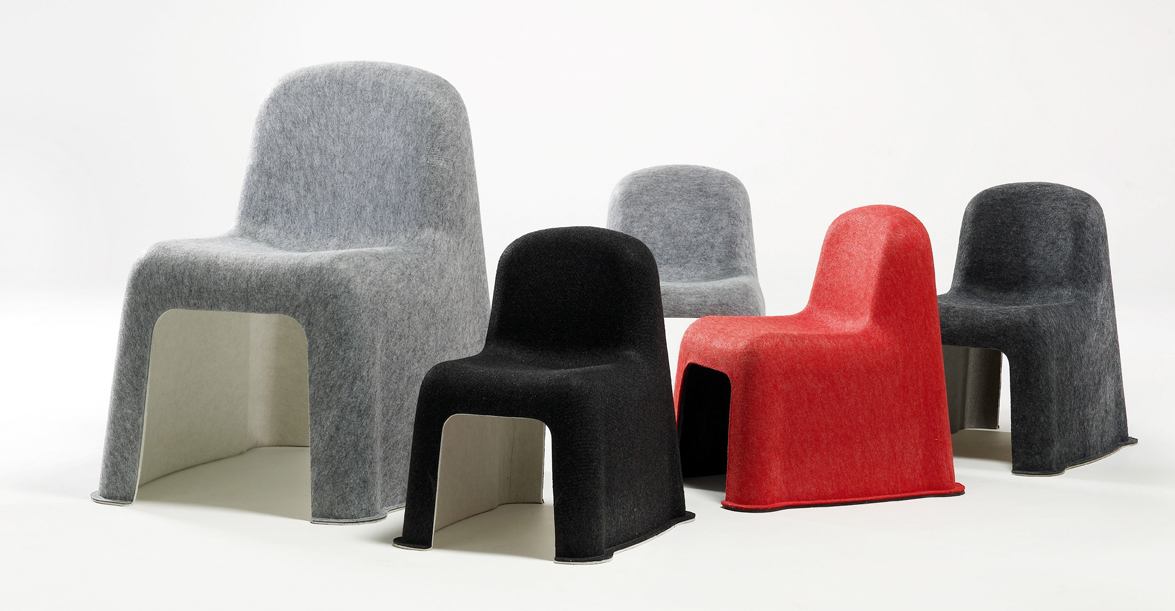 Chaise enfant Little Nobody - Gris clair - Hay
