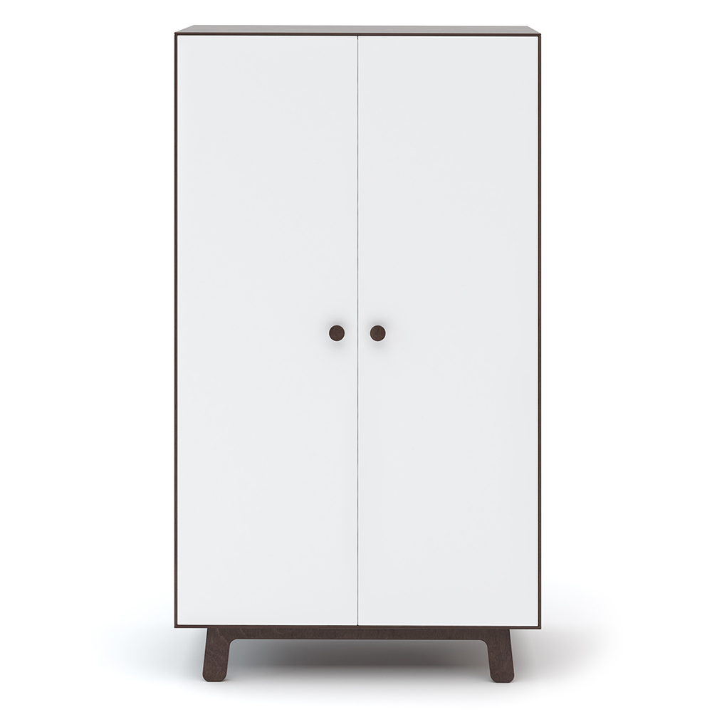 Armoire Merlin - Blanc/Noyer - Oeuf NYC