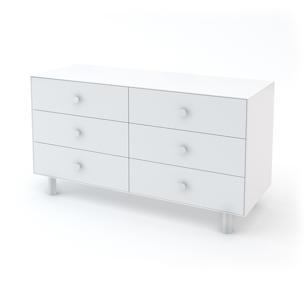 Commode Merlin Classic 6 tiroirs - Blanc - Oeuf NYC