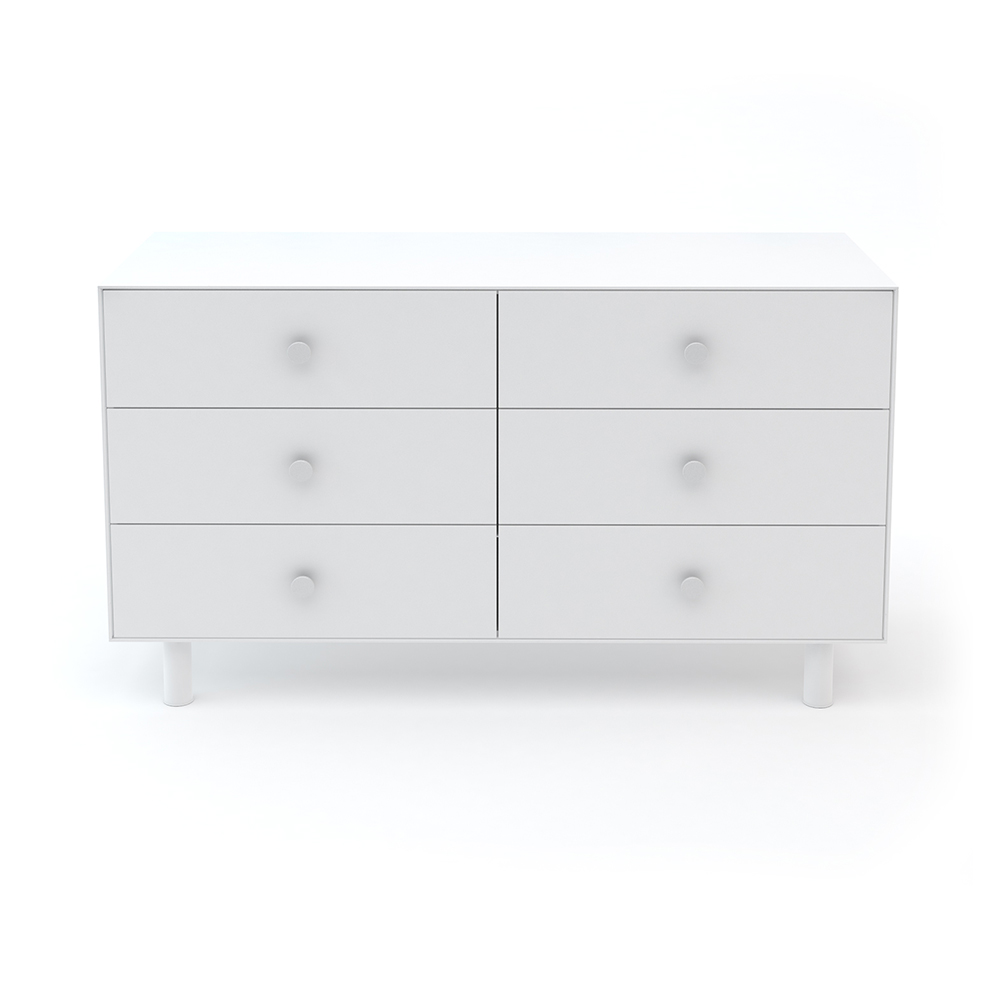 Commode Merlin Classic 6 tiroirs - Blanc - Oeuf NYC