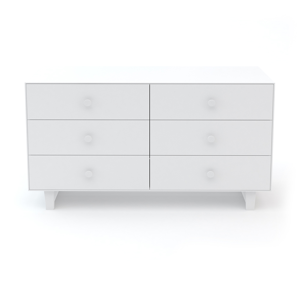 Commode Merlin Rhea 6 tiroirs - Blanc - Oeuf NYC
