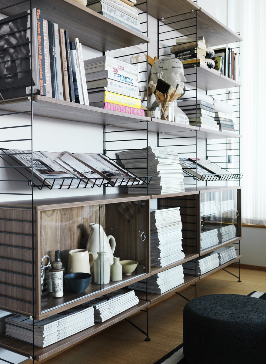 Porte magazines - Blanc - String Furniture