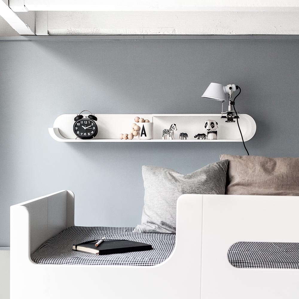 Etagère S - Bois Blanc/Métal Blanc - Rafa Kids