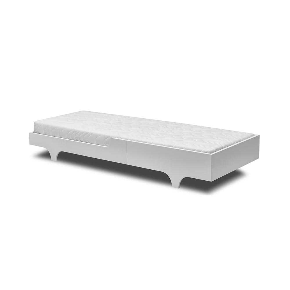 Lit enfant A Teen Bed et son matelas - Blanc - Rafa Kids