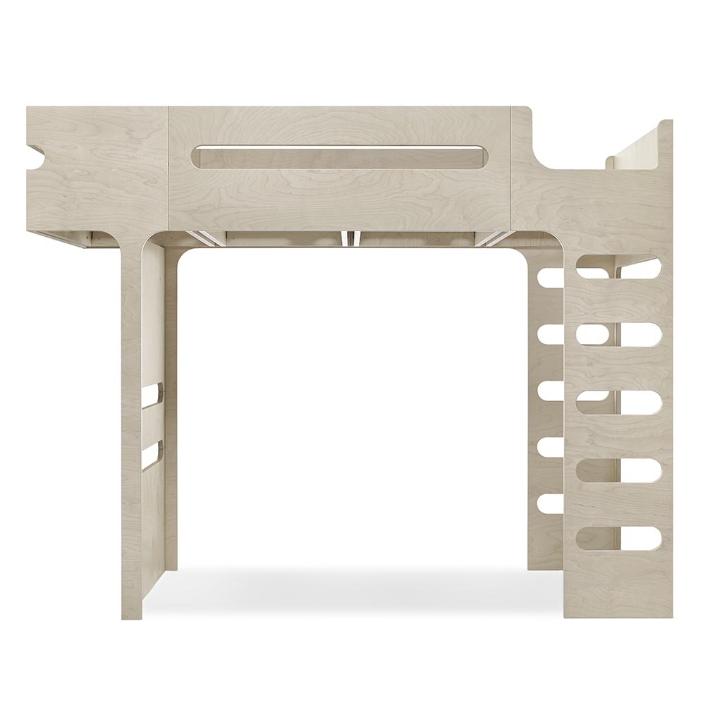 Lit mezzanine F Bunk Bed - Naturel - Rafa Kids