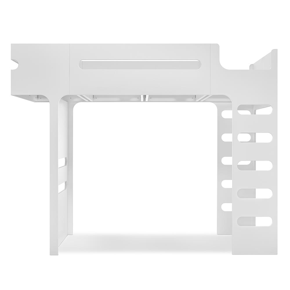 Lit mezzanine F Bunk Bed - White - Rafa Kids