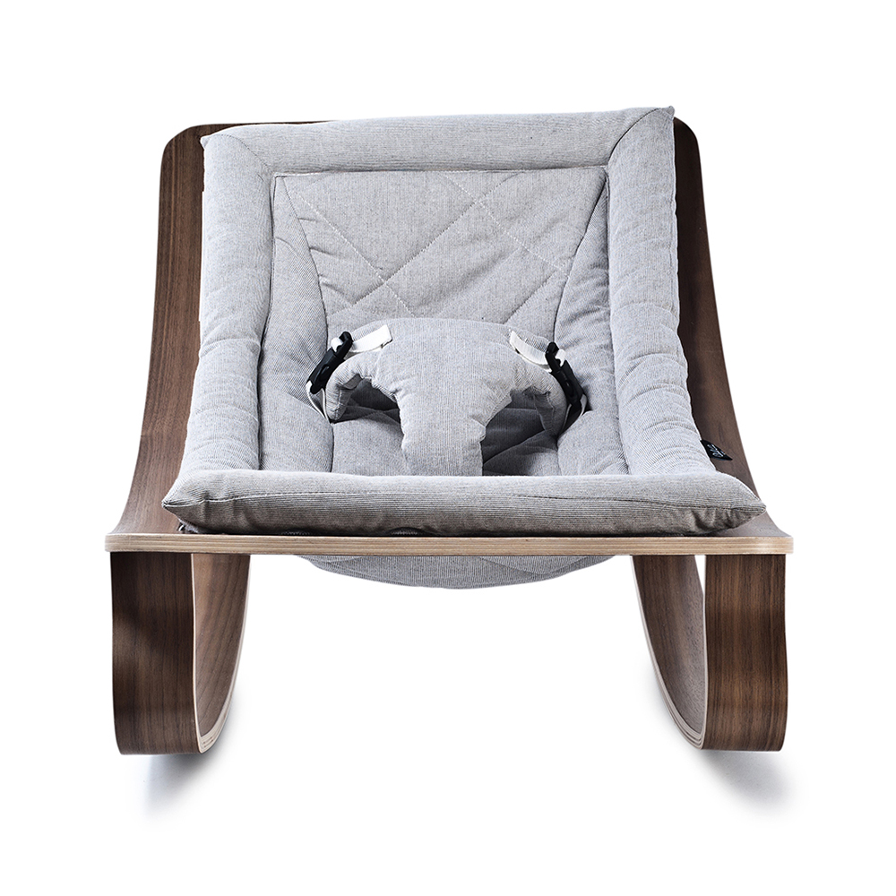 Transat bébé Levo Noyer - Sweet Grey - Gris - Charlie Crane