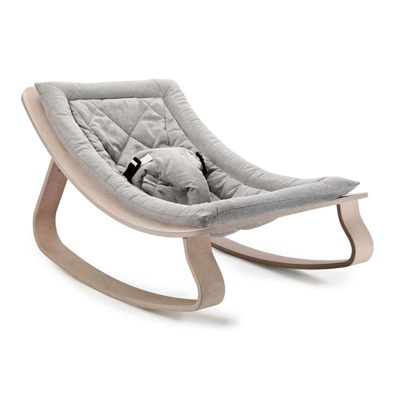 Transat bébé Levo Hêtre - Sweet Grey - Gris - Charlie Crane