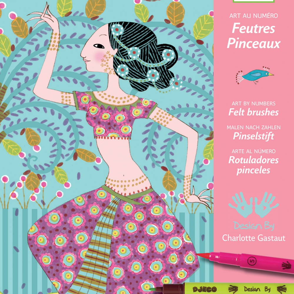 Atelier Feutres pinceaux - L'Orient Exquis - Djeco