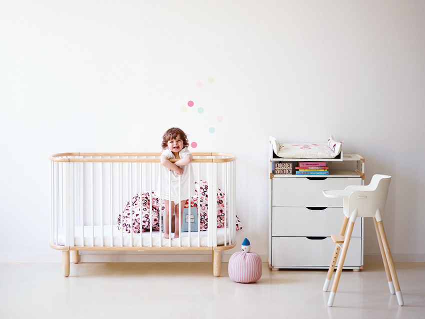 lit bebe evolutif vintage