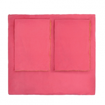 Parure de lit Bicolore - Pink paradise/Pearl Jack n'a qu'un Oeil