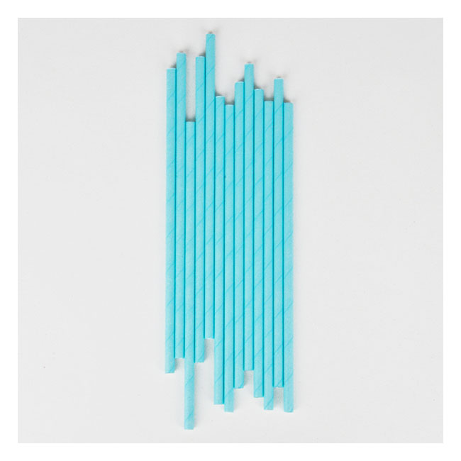 25 pailles - Bleu clair My Little Day