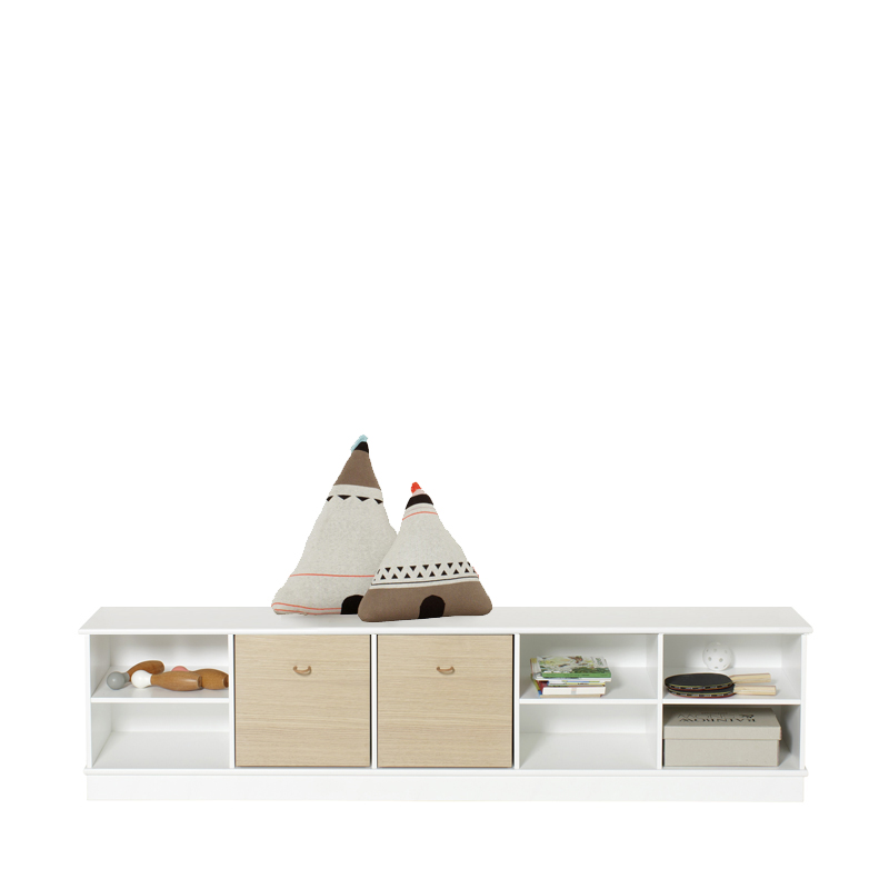 Banquette Wood - Blanc - Oliver Furniture