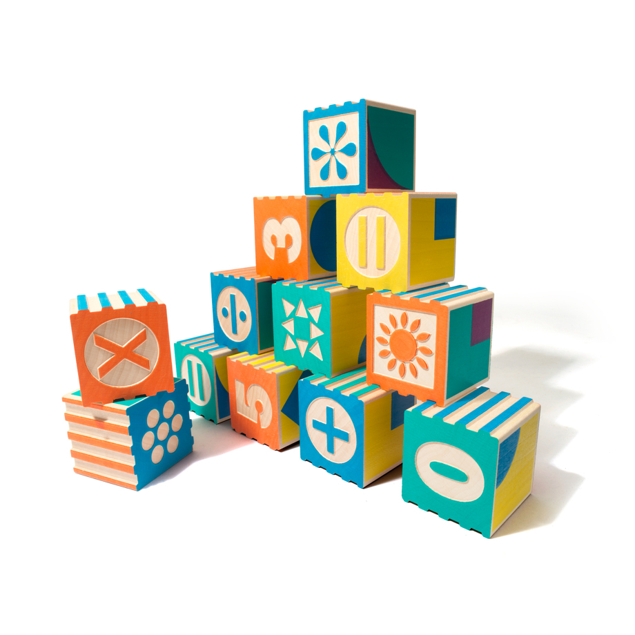 28 cubes Groovie Maths Uncle Goose pour chambre enfant - Les Enfants du ...