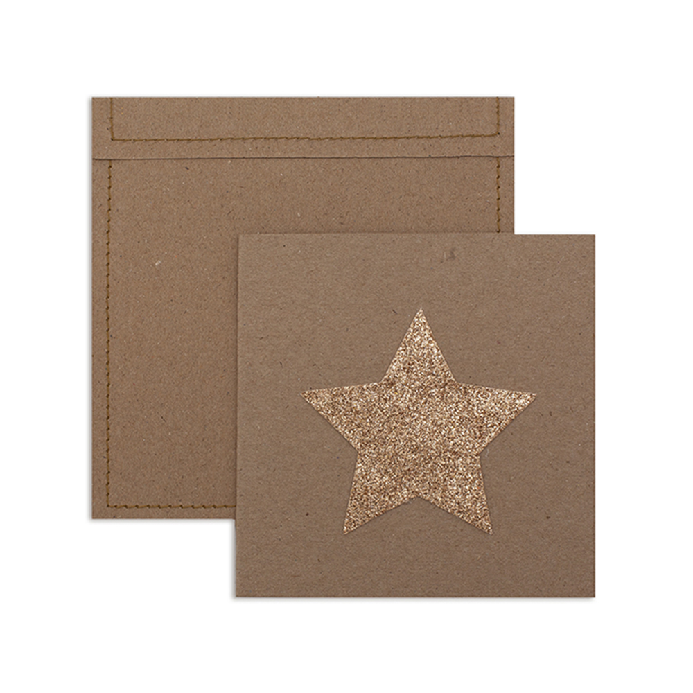 6 cartes invitation Etoile - Numéro 74