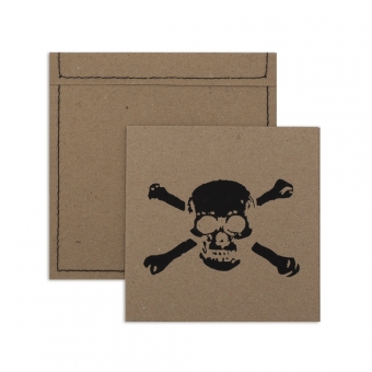 6 cartes invitation Pirate Numéro 74