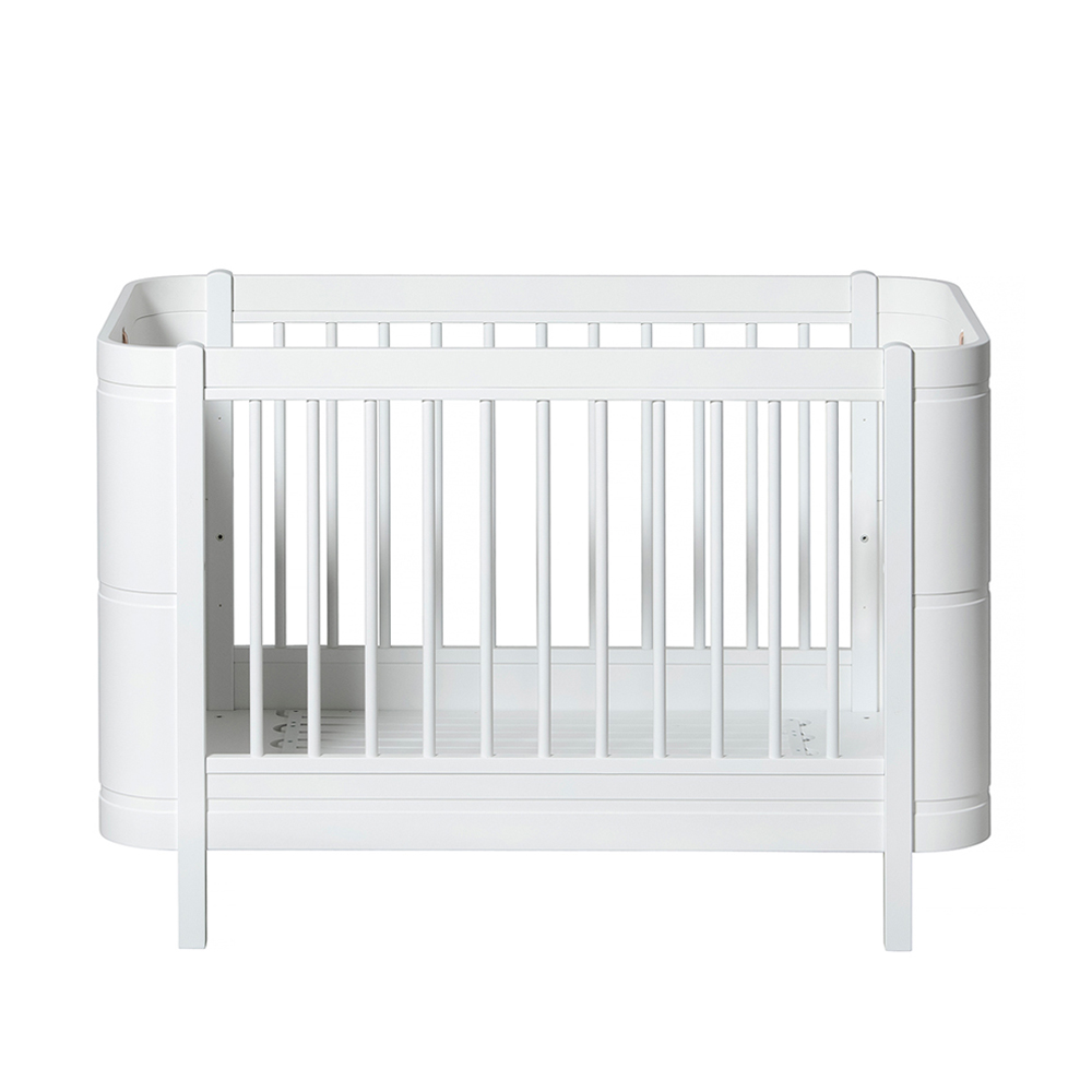 Lit bébé évolutif 5 en 1 Mini+ Wood - Blanc - Oliver Furniture