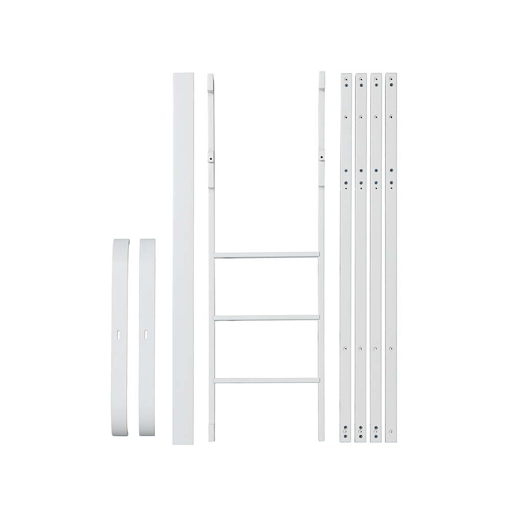 Kit de conversion Mini+ Wood pour lit junior mezzanine mi-haut - Blanc - Oliver Furniture