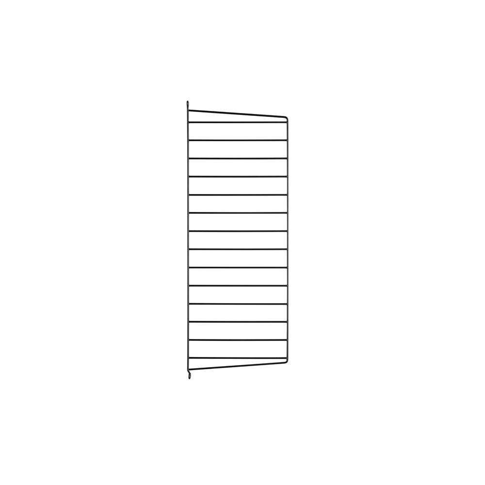 Portant mural 75 x 30 cm - Noir - String Furniture