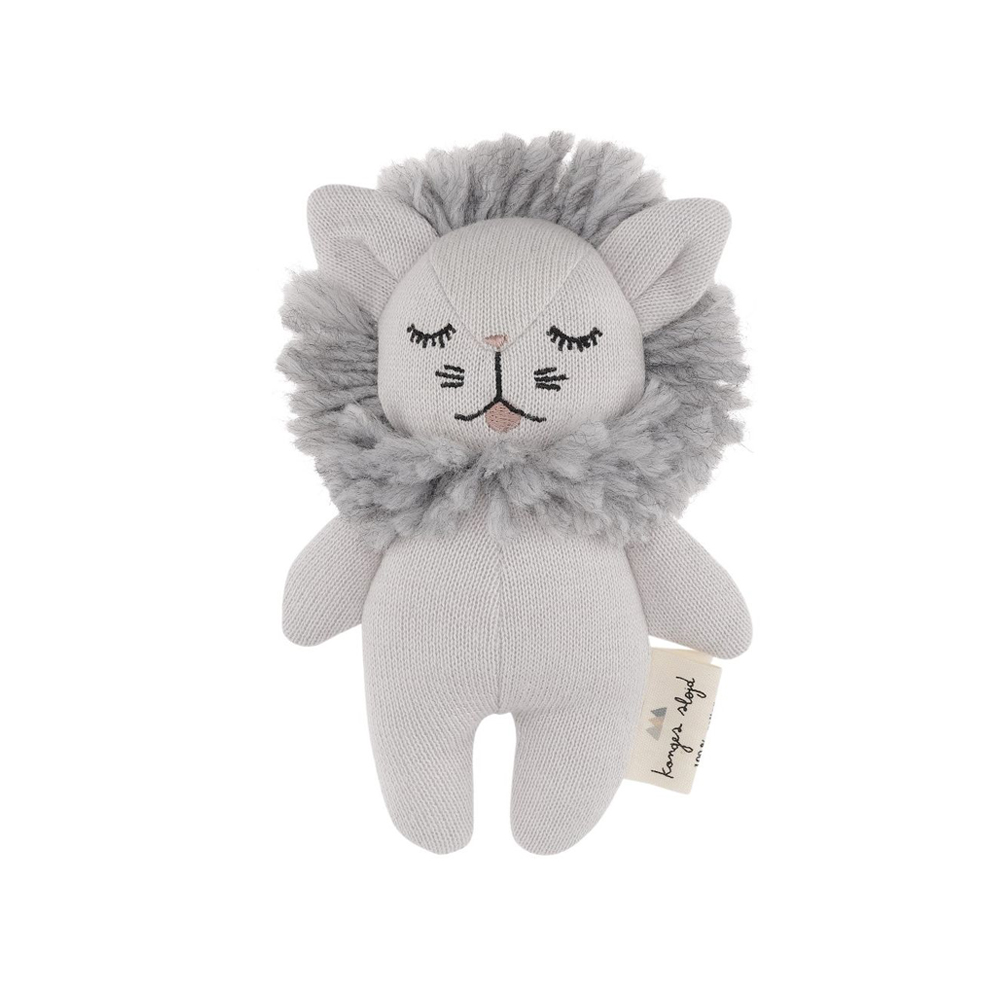 Mini doudou hochet Lion - Konges Slojd