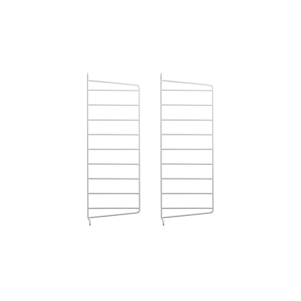 Pack 2 portants muraux 50 x 20 cm - Blanc - String Furniture