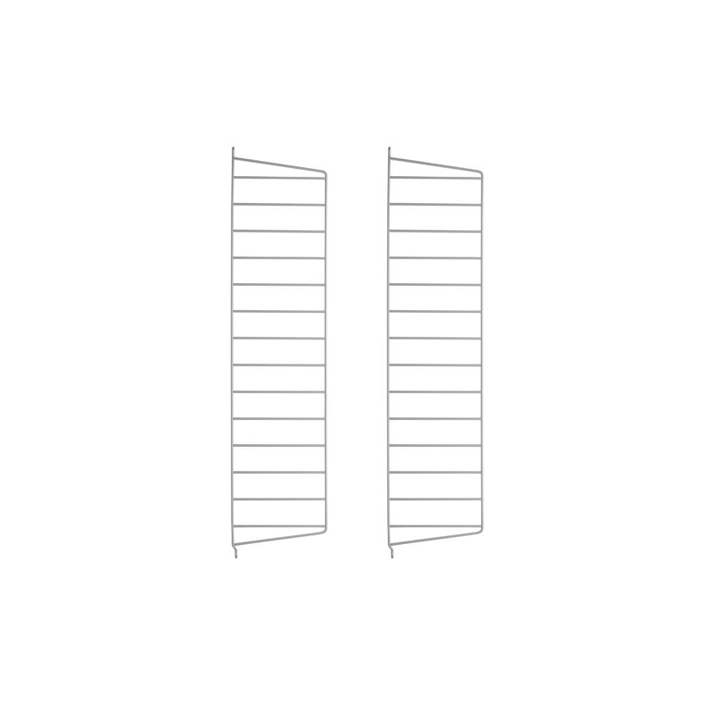 Pack 2 portants muraux 75 x 20 cm - Gris - String Furniture