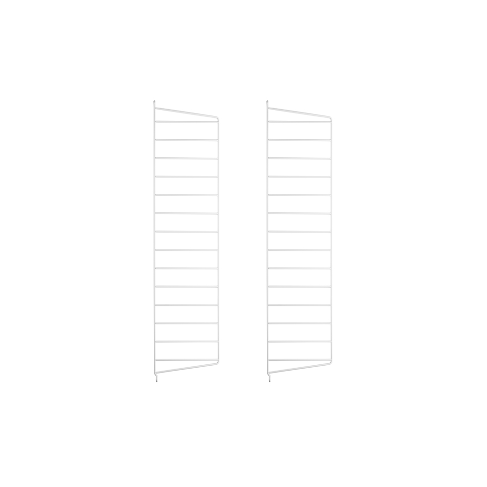 Pack 2 portants muraux 75 x 20 cm - Blanc - String Furniture