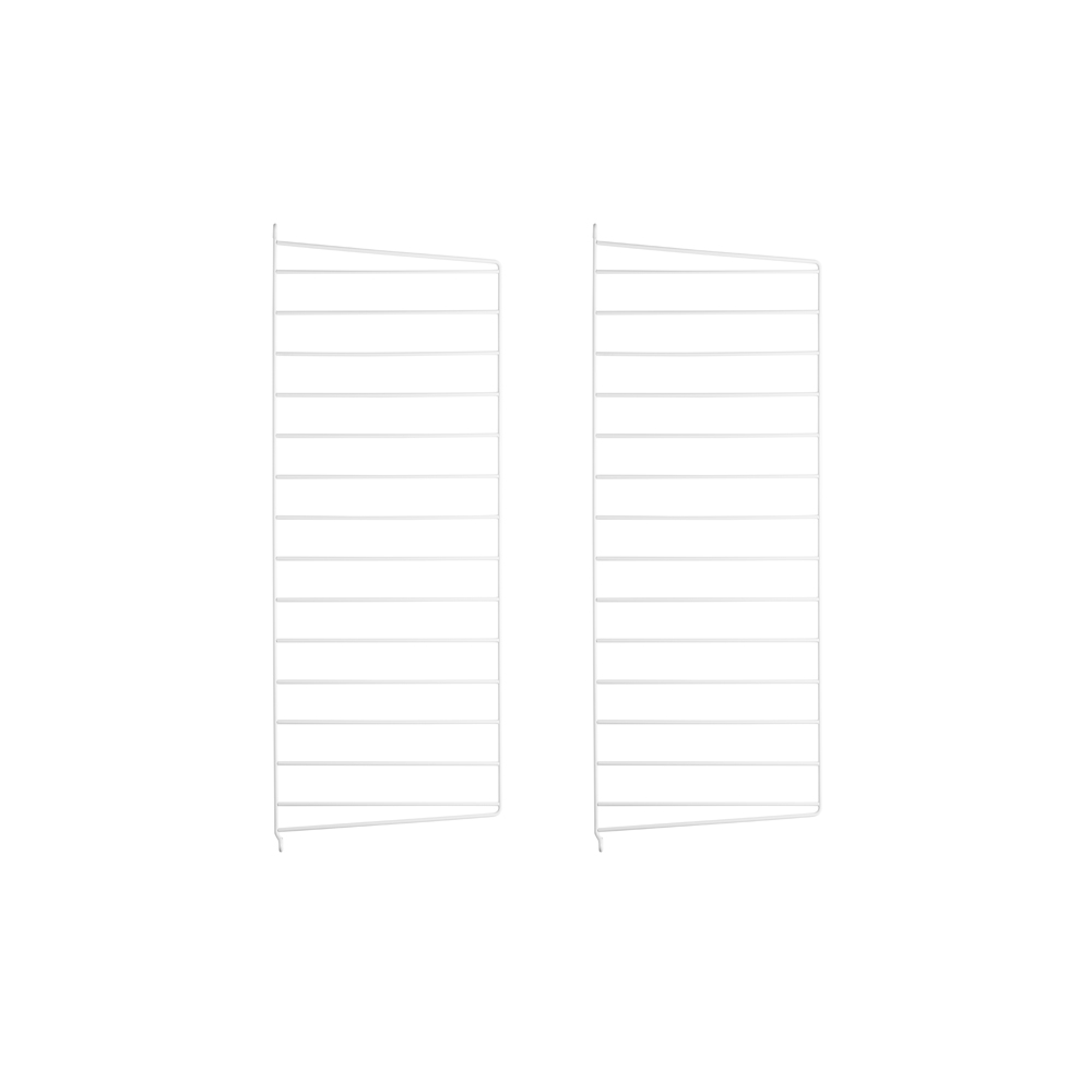 Pack 2 portants muraux 75 x 30 cm - Blanc - String Furniture
