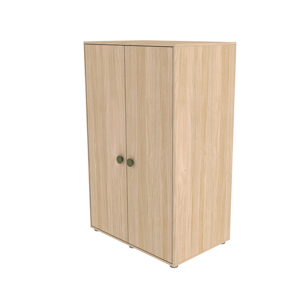 Armoire basse Popsicle - Chêne/Kiwi Flexa Popsicle