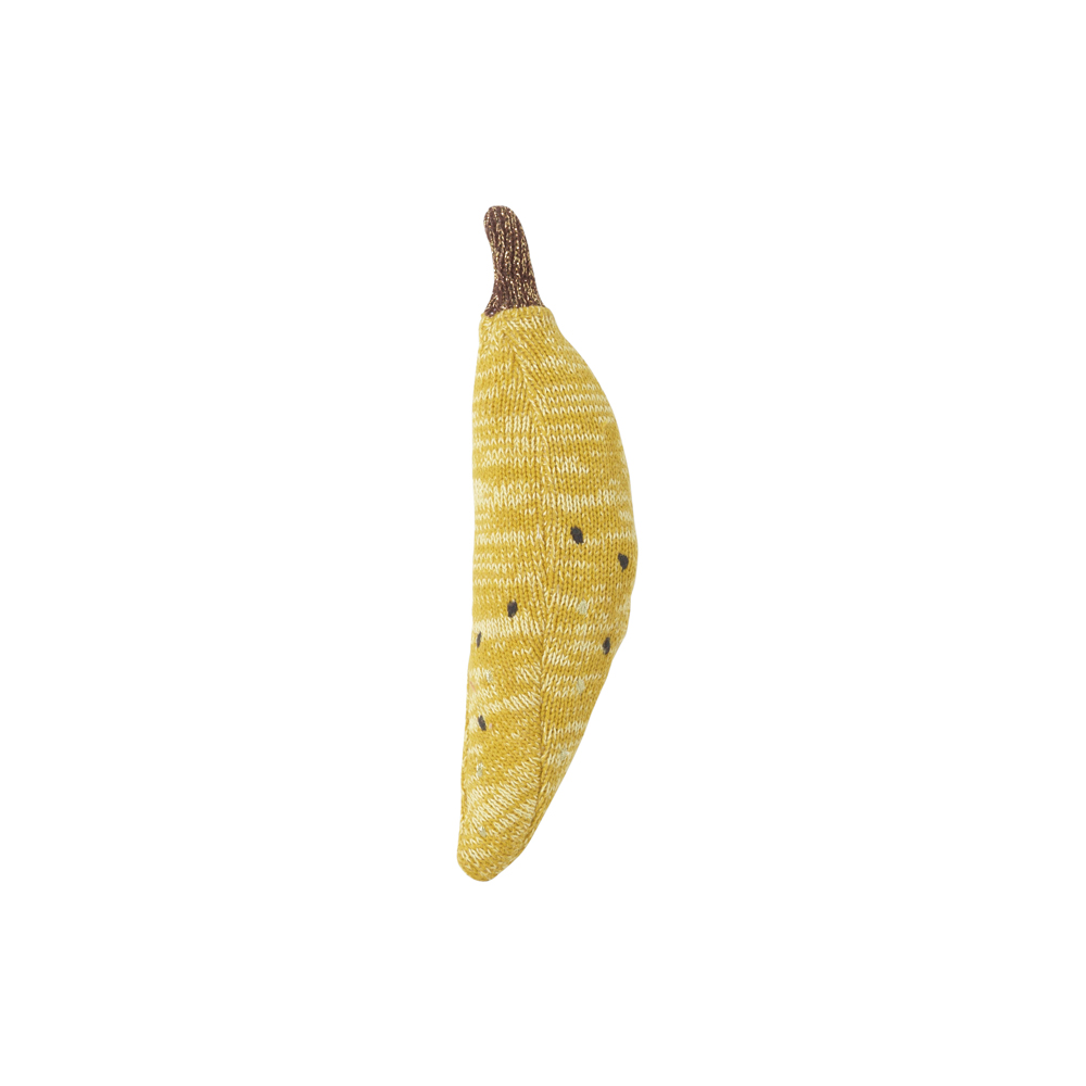 Hochet / coussin Banane - Jaune - Ferm Living