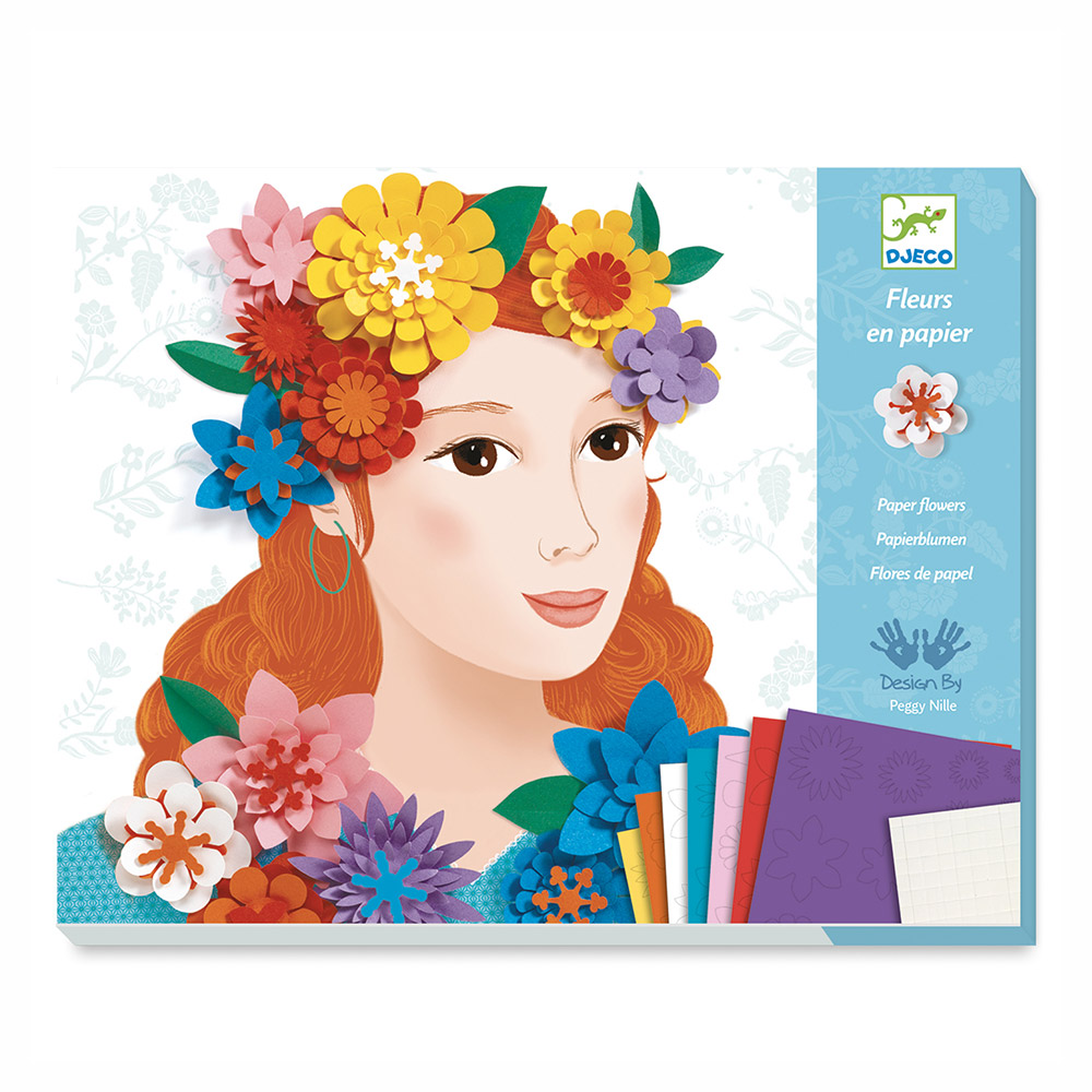 Activité Papier - Jeunes Filles en Fleurs - Djeco