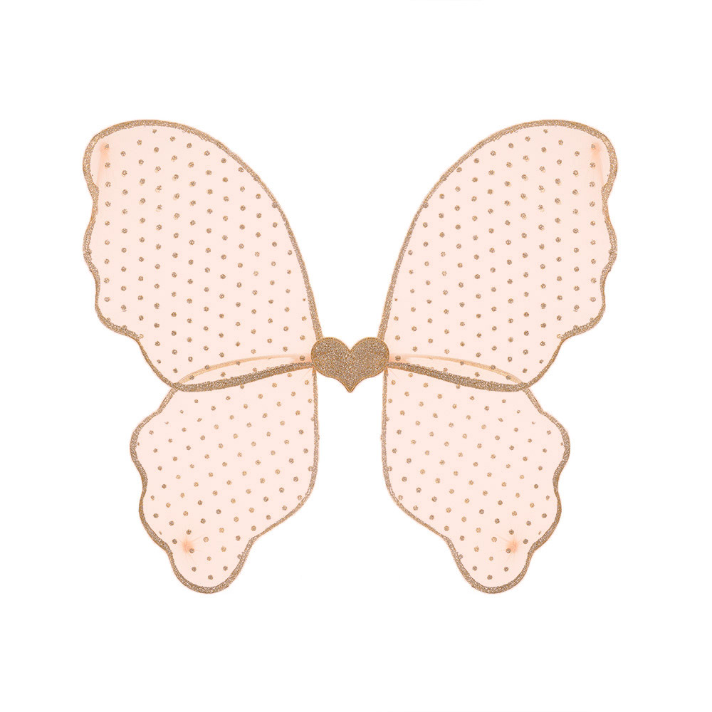 Ailes de Fée Coeur - Rose pâle - Mimi et Lula