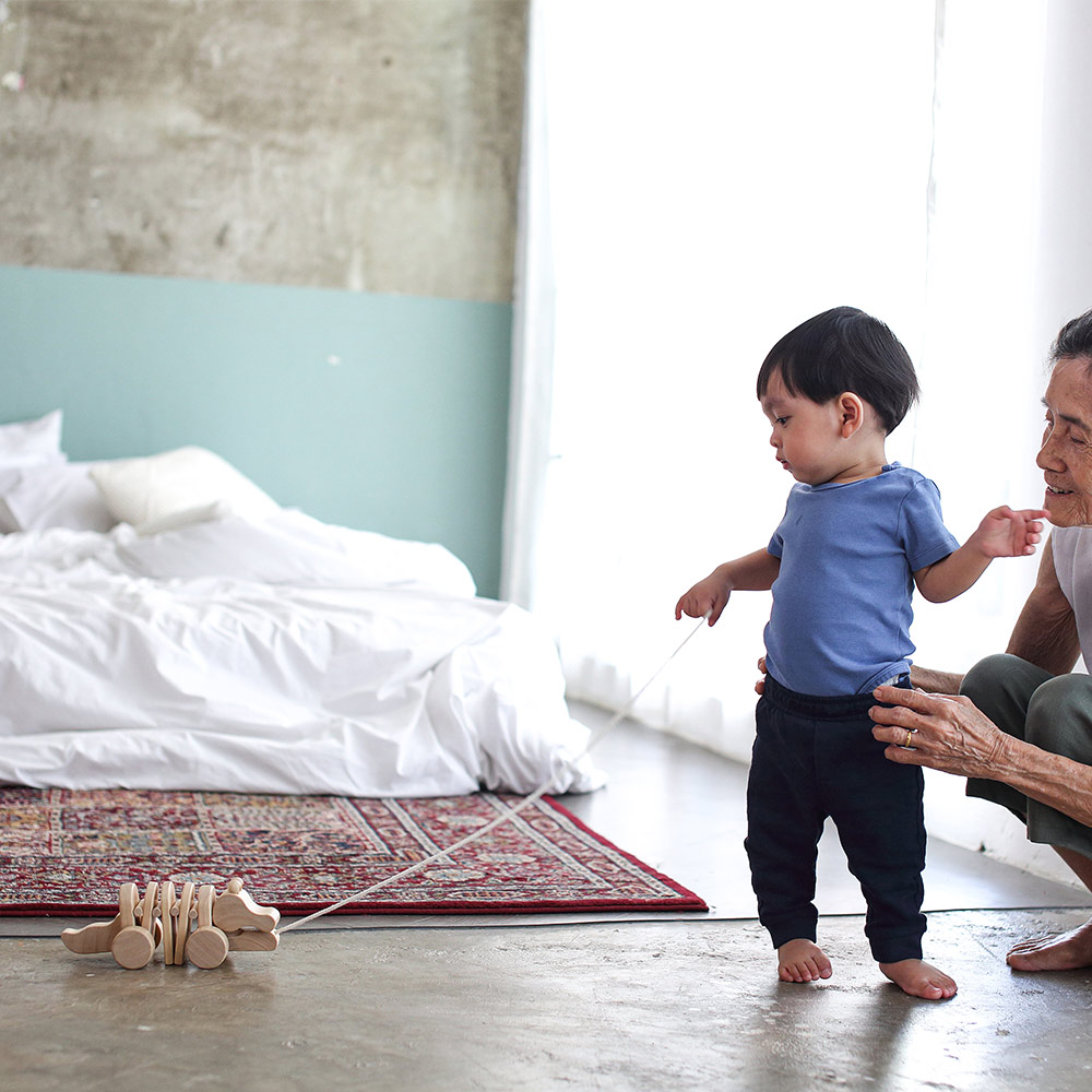 Alligator à tirer - Naturel Plan Toys