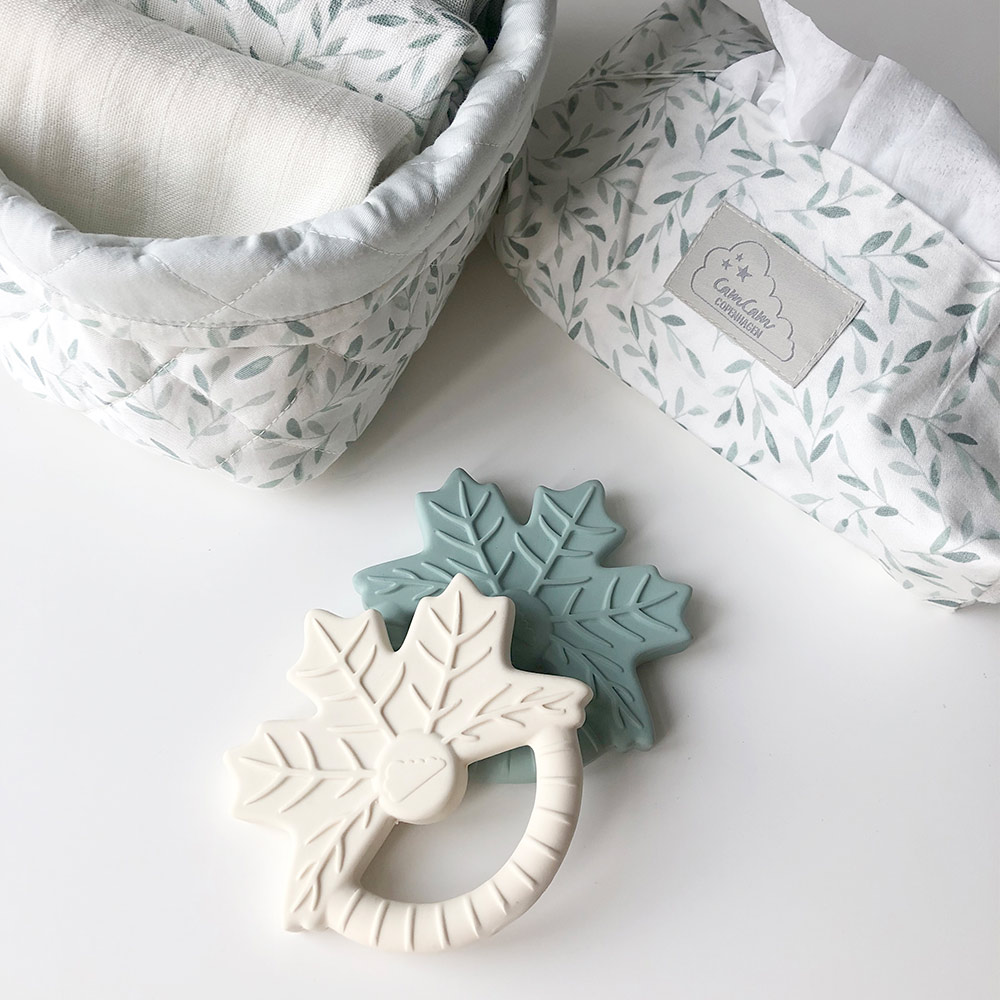 Anneau de Dentition Feuille - Mint - Cam Cam