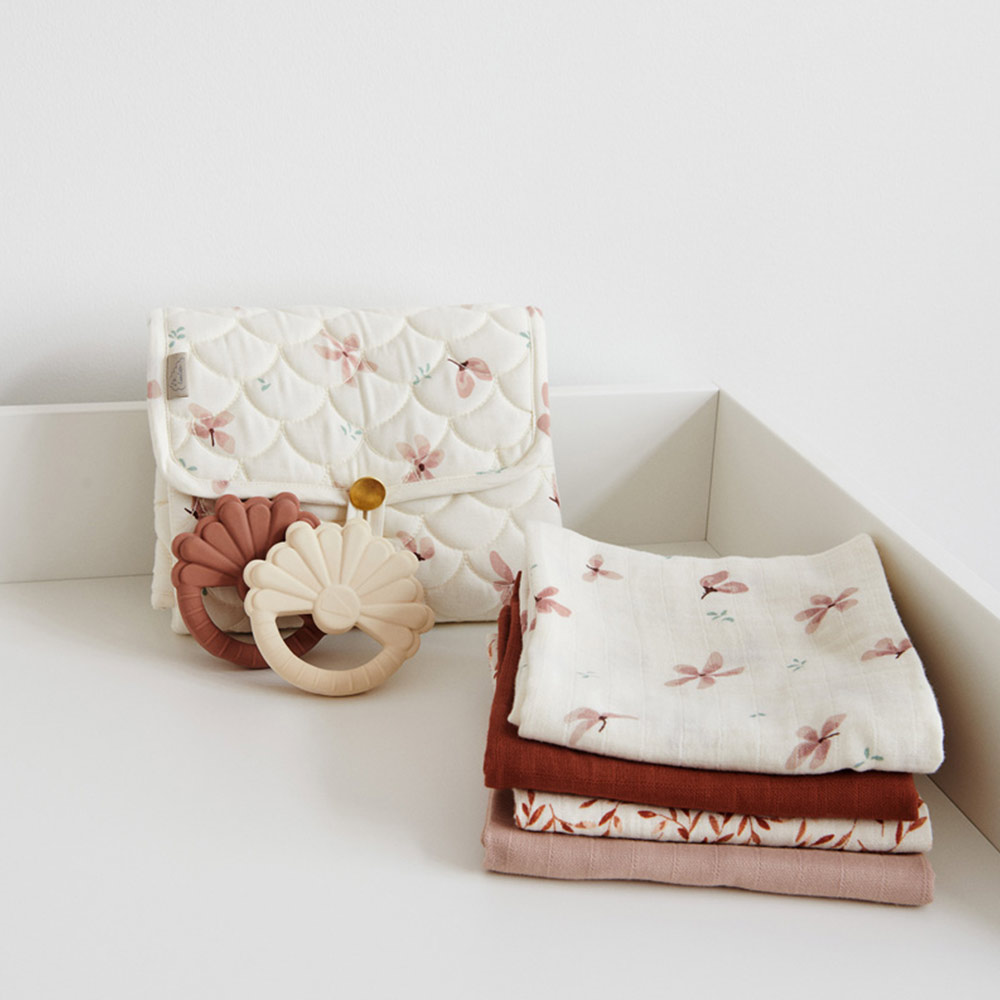 Anneau de Dentition Fleur - Ecru - Cam Cam