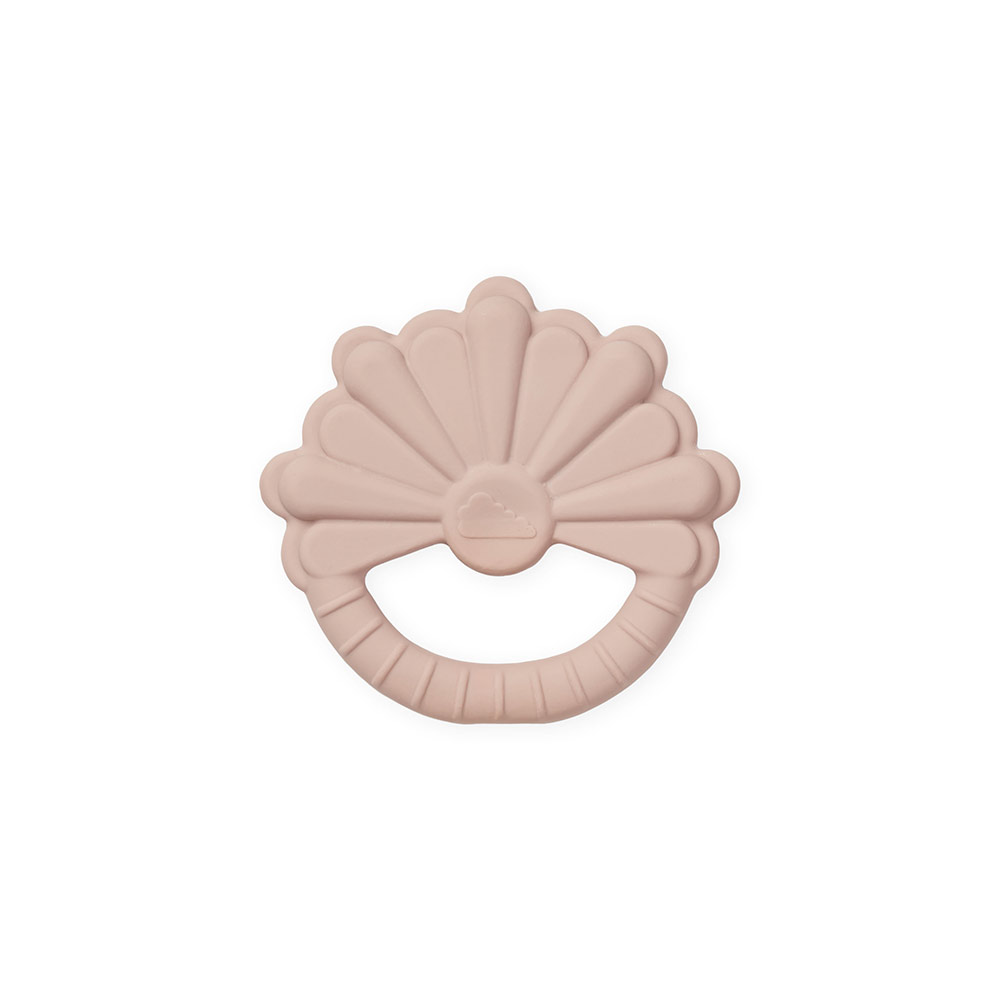 Anneau de Dentition Fleur - Rose poudré - Cam Cam