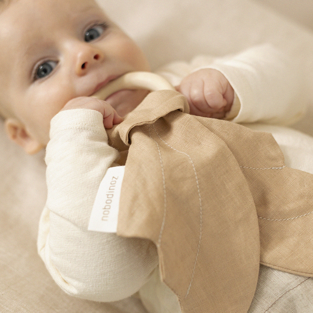 Anneau de dentition Lin Français - Sand Nobodinoz