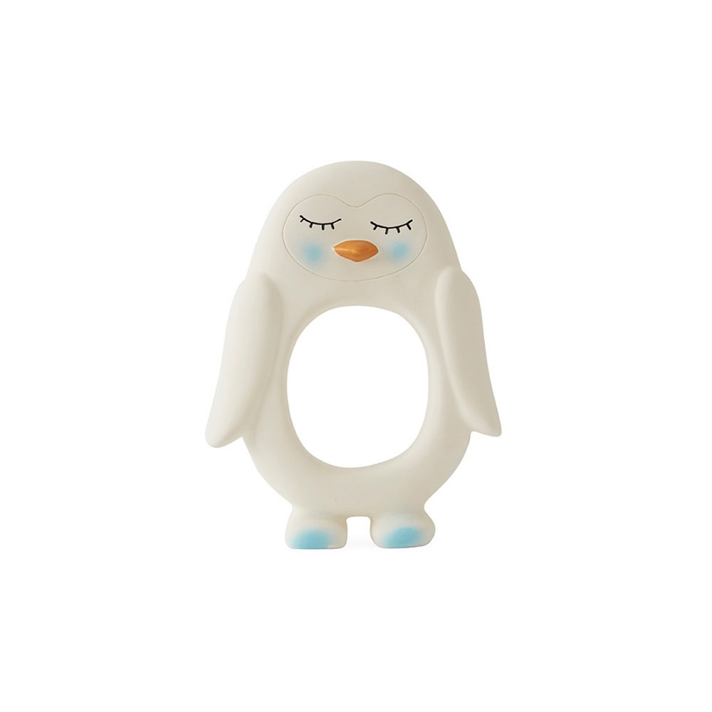 Anneau de dentition Pingouin - Blanc - OYOY