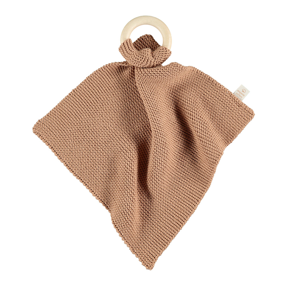 Anneau de dentition et doudou So Natural - Biscuit - Nobodinoz