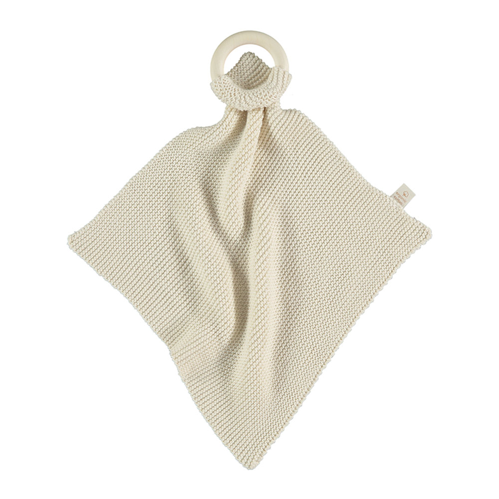 Anneau de dentition et doudou So Natural - Ecru - Nobodinoz